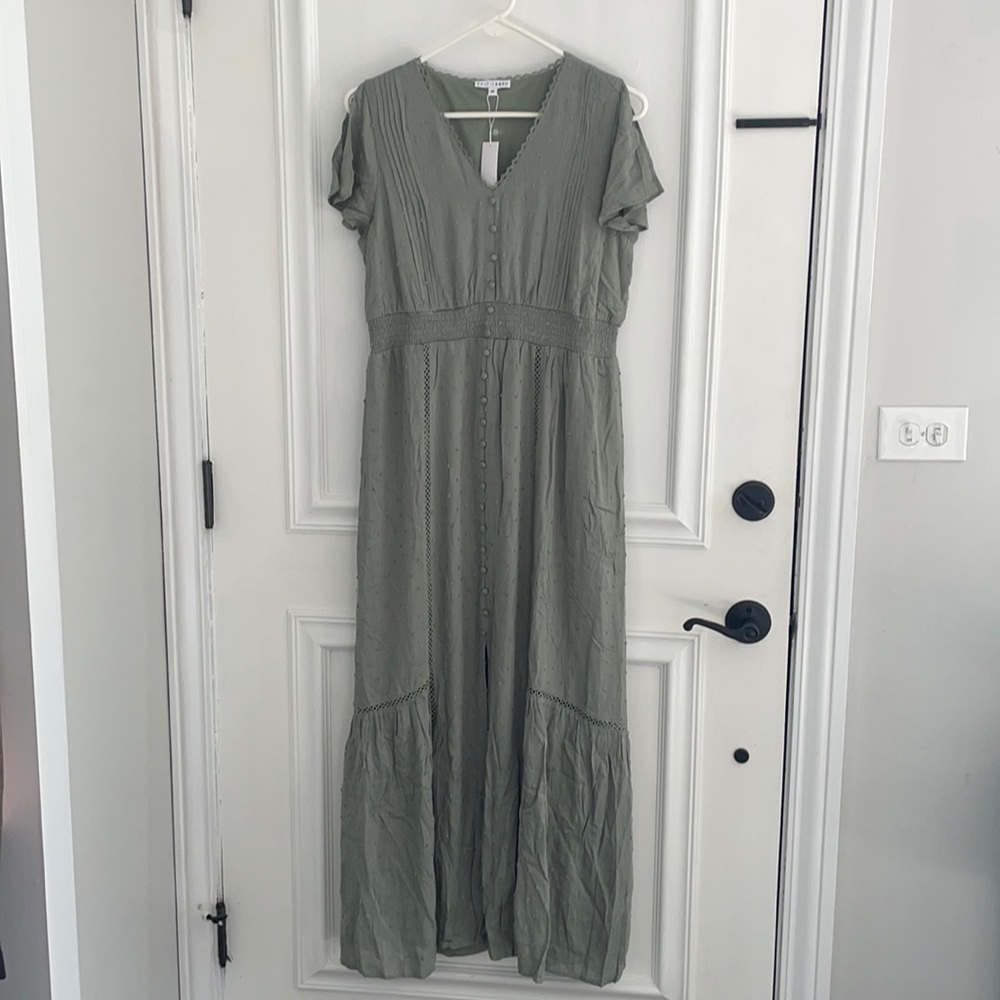 Brand New with Tag Sage Green Baltic Born Split Front Dress